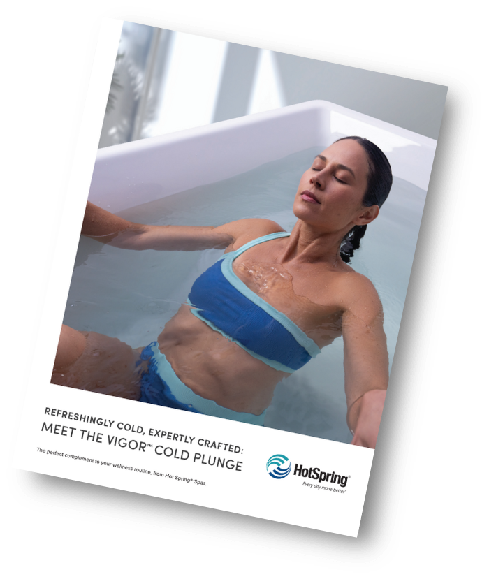 Hot spring Spas Vigor Cold Pluge Brochure